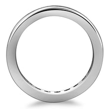 14k White Gold Eternity Ring with Channel Set Round Diamonds, size 6