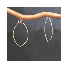 Hoops - Leaf S - Gold