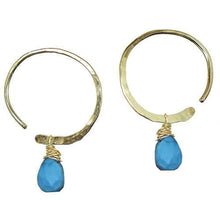 Hoops - Open L - Silver
