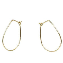 Hoops - Teardrop S - Gold