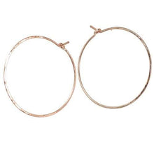 Hoop Earrings - XL - RoseGold
