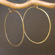 Hoop Earrings - XXL - Gold