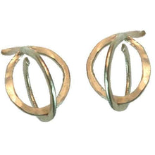 Post double circle - RoseGold