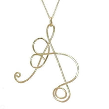 Letter pendant - RoseGold